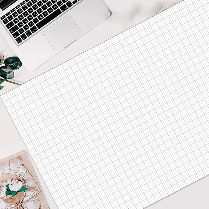 Graph Paper Pad - 36" x 24" Large Graph Paper, 30 Sheets/60 Pages, 4"x4" Ruled Grid Paper for Engineer Architect Designer Mathematician Draftsmen Sketch House Commercial Building Plan Drafting