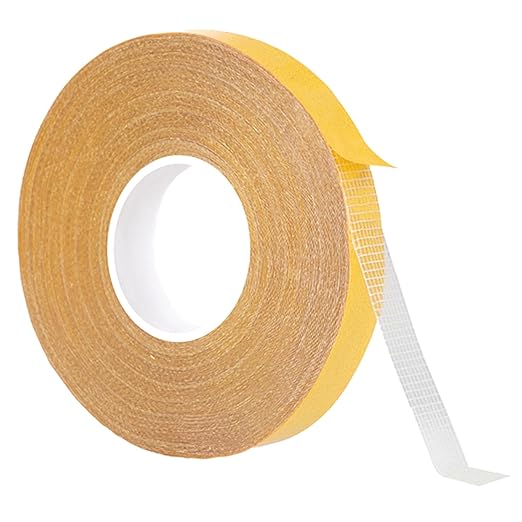 KAIYUER Thin Double Sided Tape Heavy Duty,High Stickness Clear Tape for Making DIY Crafts, Paste Photo, Rug Fixed, Floor,Wall Decor,Office Decor,No Glue Residue,0.5" x 66 FT