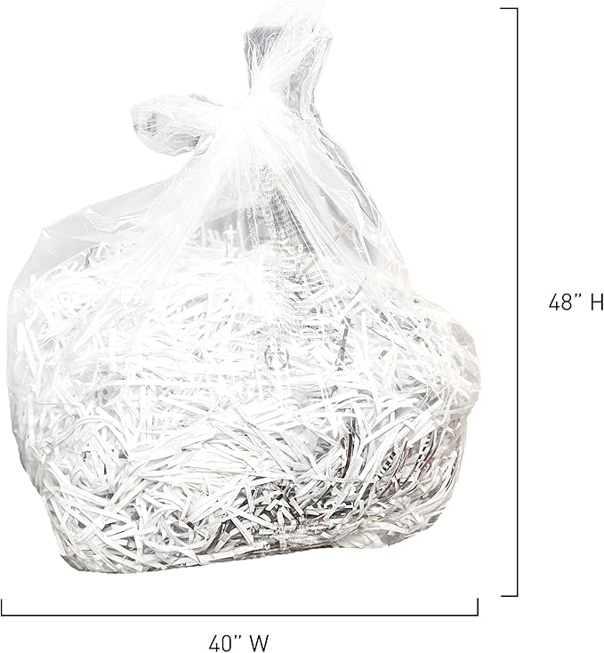 IDEAL Maintenance Bundle: AC0901H Gusseted Shredder Bags 40x14x48 Case 80 56-Gallon + High-Cling Lubricating Oil 4 Pint Bottles IDEACCED21/4H Compatible Models 4001 4003 4005