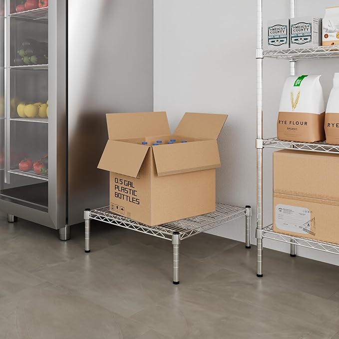 Regal Altair 24" Deep x 24" Wide x 8" Height Wire Shelving Kit | 1-Tier | NSF Commercial Storage Rack Unit