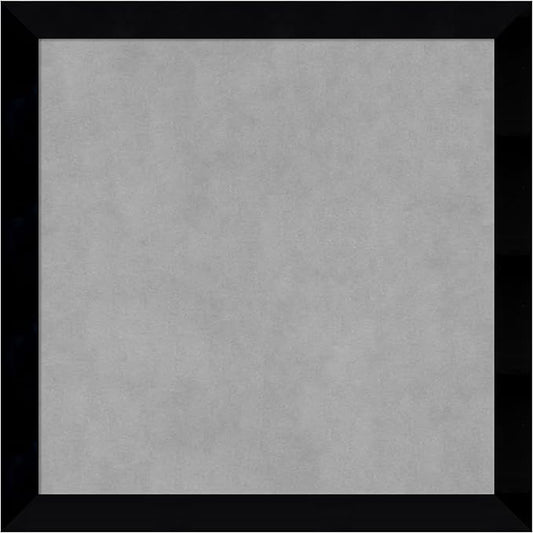 Amanti Art Black Framed Magnetic Board 23x23 Medium Vision Board for use with Magnets, 100% Metal Sheet to Display Items as Office Decor or for Home Organization in mudroom, Kitchen or Kids Room
