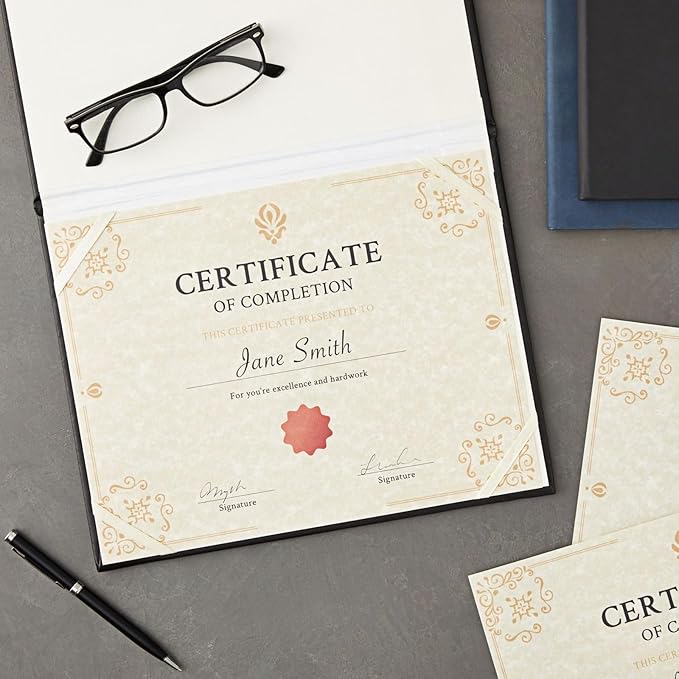 Best Paper Greetings Parchment Paper - 8.5 x 11 In, Ivory, 90 GSM, 96 Sheets - Resume & Certificate Paper - Printer Stock for Awards & Diplomas