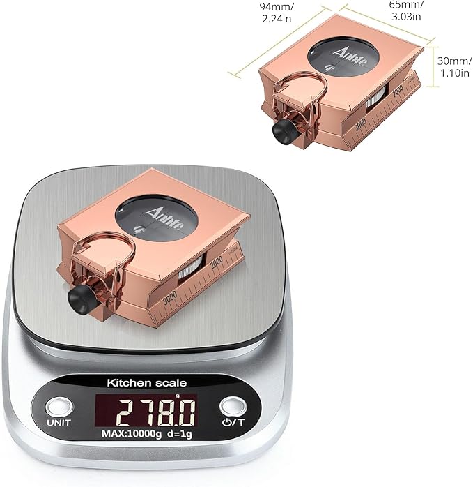 Anbte Compass Hiking Survival, IP65 Waterproof Metal Compass with Sighting Clinometer and Carry Bag, Multifunctional, Professional, for Camping Hunting Hiking Navigation