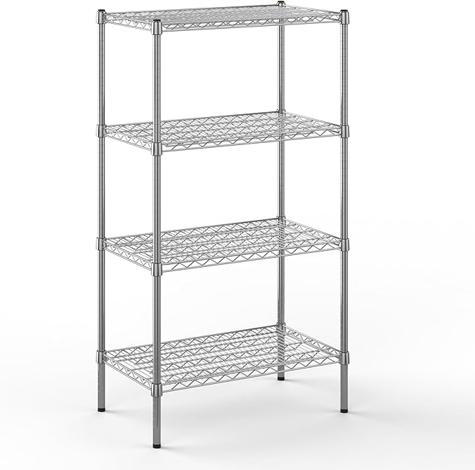 Regal Altair 18" Deep x 30" Wide x 54" Height Wire Shelving Kit | 4-Tier | NSF Commercial Storage Rack Unit