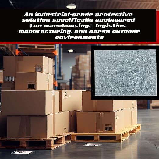 Janlaugh 50 Pcs Industrial Clear Label Protectors 10 x 13 Inch Waterproof Clear Labels Seals for Protecting Barcodes, Industrial Floor Markers, Numbers