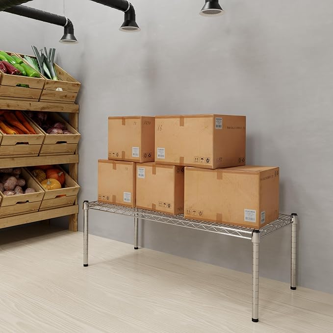 Regal Altair 18" Deep x 42" Wide x 14" Height Wire Shelving Kit | 1-Tier | NSF Commercial Storage Rack Unit