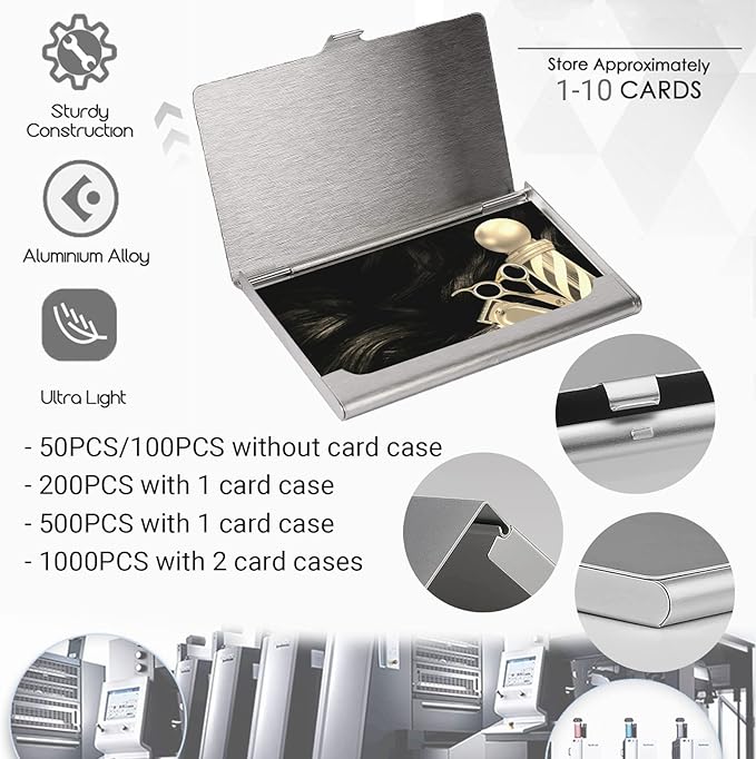 Custom Business Cards Double-Sided Personalized Stationery | Professional 300GSM Matte Paper for Small Business | 3.5x2 Inch