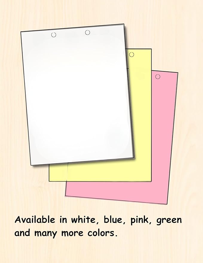 Limited Papers(TM) Writing and Copy Paper, Variation of Colors 8.5" x 11", 5 Hole Top-Punched, 20 Pound Text, 500 Sheets Per Ream. (5000, Tan)