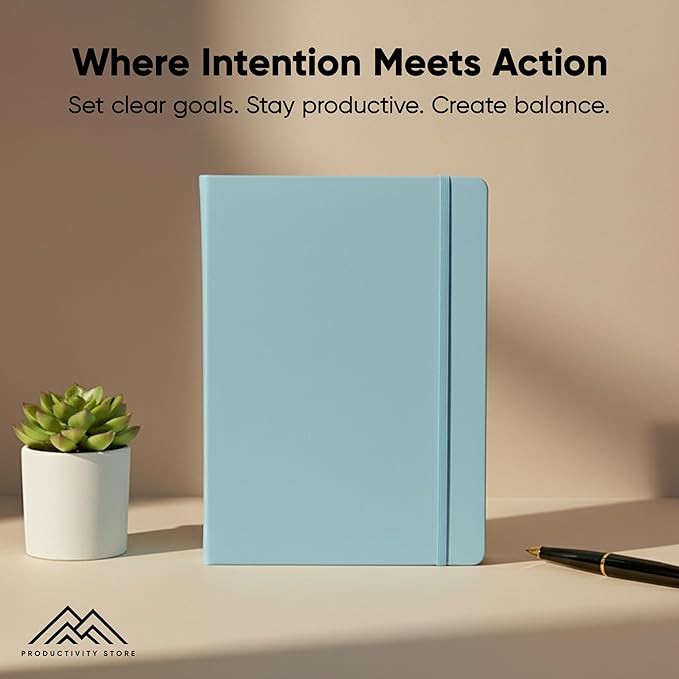 Dated, 2026 Planner, 8.5" x 11" - The Productivity Planner to Achieve Your 2026 Goals - Planner 2026-2027 by PRODUCTIVITY STORE (A4, BLUE)