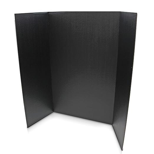 Flipside Products 36” x 48” Project Boards for Presentations, Science Fair, School Projects, Event Displays and Trifold Picture Board, Proudly Made in USA - Assorted Colors - 10 Pack