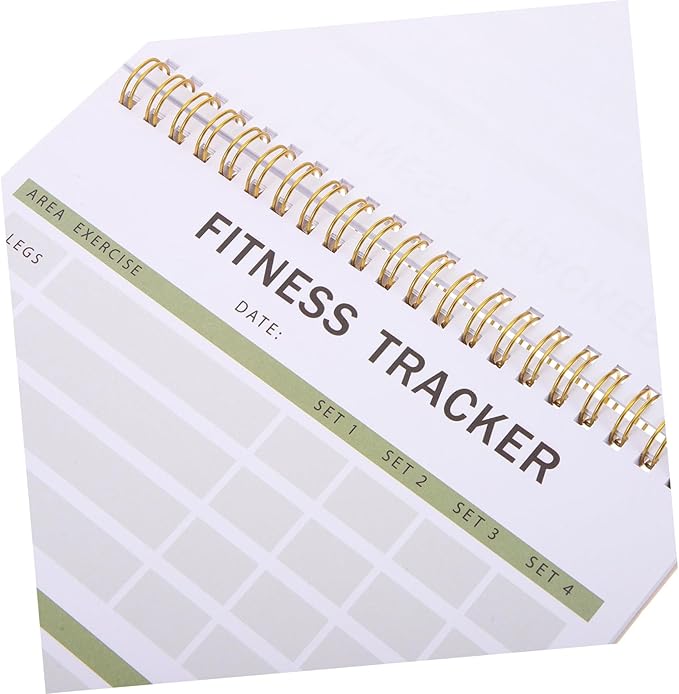 GALPADA Fitness Journal Notebook for Men and Women Workout Planner Detailed Tracking Calendar and Diet Tracker for Gym Training and Weight Loss Goals