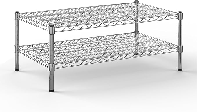 Regal Altair 21" Deep x 36" Wide x 14" Height Wire Shelving Kit | 2-Tier | NSF Commercial Storage Rack Unit