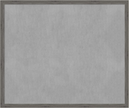 Amanti Art Grey Framed Magnetic Board 43x51 Oversize Vision Board for use with Magnets, 100% Metal Sheet to Display Items as Office Decor or for Home Organization in mudroom, Kitchen or Kids Room