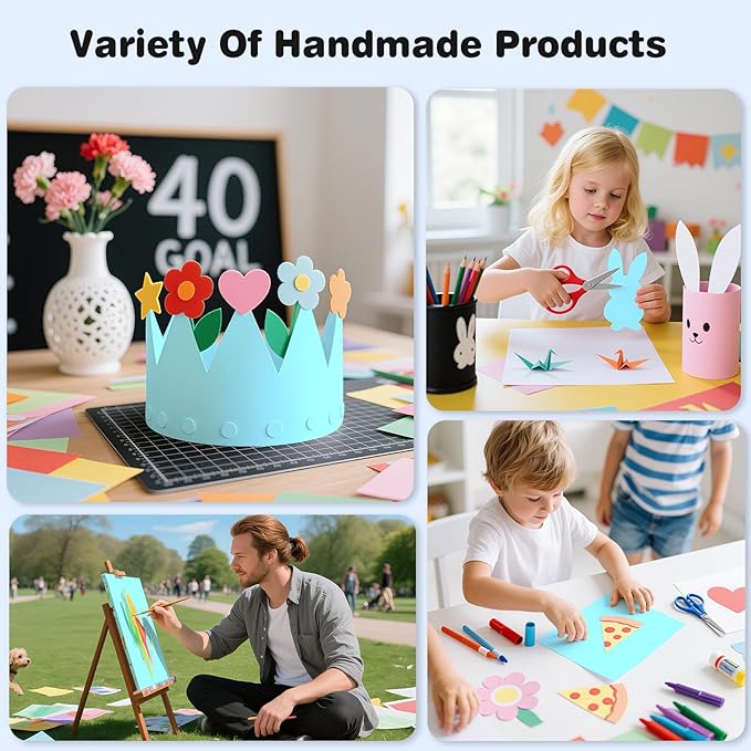Cardstock 8.5 x 11, Thick Printer Paper 75 lb/200 gsm, 120 Sheets Card Stock Blue, Heavy Card stock, Art CardStock Paper for Invitations, Diy Cards, Business Cards, Menus, Crafts, Drawing etc