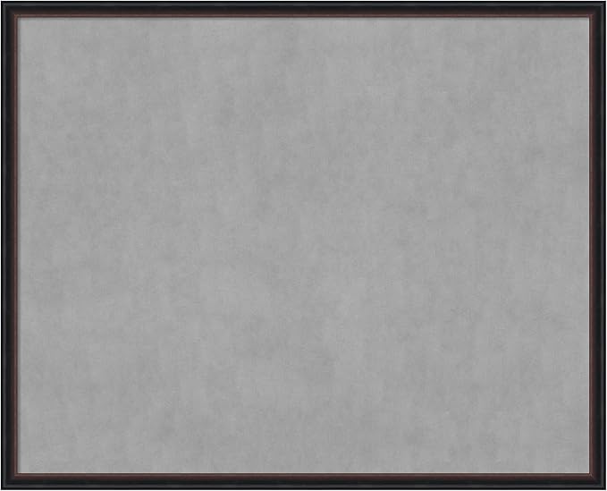 Amanti Art Black Framed Magnetic Board 34x42 X-Large Vision Board for use with Magnets, 100% Metal Sheet to Display Items as Office Decor or for Home Organization in mudroom, Kitchen or Kids Room