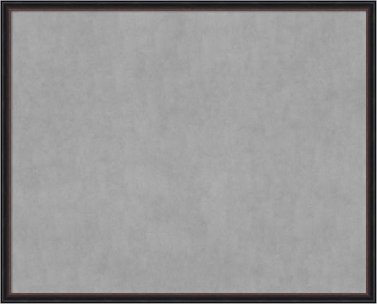 Amanti Art Black Framed Magnetic Board 34x42 X-Large Vision Board for use with Magnets, 100% Metal Sheet to Display Items as Office Decor or for Home Organization in mudroom, Kitchen or Kids Room
