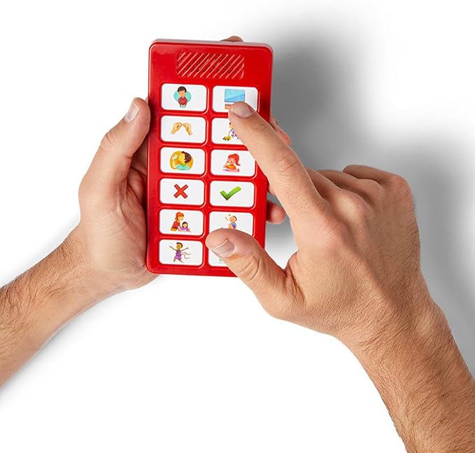 Tiny Talker Too - Special Supplies AAC Communication Device for Non-Verbal | Ideal for Children, Adults, Caregivers and Aid for Stroke Victims | Communication Board | Acc Device for Autism - 12 Button