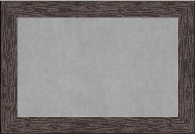 Amanti Art Black Framed Magnetic Board 26x38 Large Vision Board for use with Magnets, 100% Metal Sheet to Display Items as Office Decor or for Home Organization in mudroom, Kitchen or Kids Room