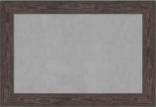 Amanti Art Black Framed Magnetic Board 26x38 Large Vision Board for use with Magnets, 100% Metal Sheet to Display Items as Office Decor or for Home Organization in mudroom, Kitchen or Kids Room