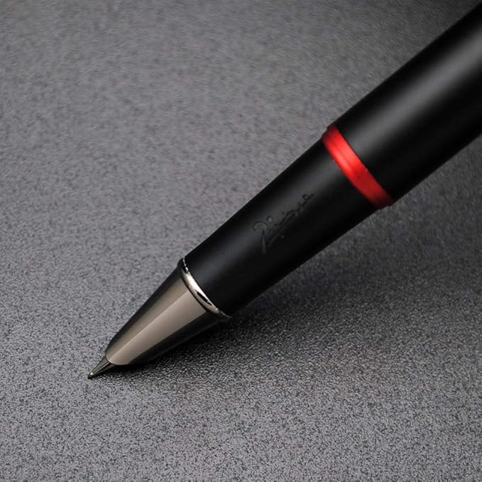 czxwyst Picasso 916 Malage Fountain Pen Original Box New Version (Dawn Red, Ultrafine Accounting EF Nib)