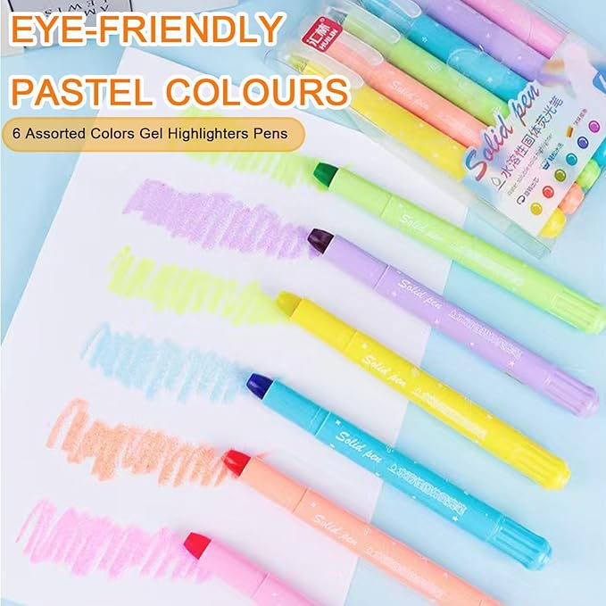 ZAYSWDNS 23 Pcs Bible Journaling Kit, No Bleed, set 6 GelHighlighters 8 Erasable Pens and 8 Refills & 1 Eraser, erasablecolored pens, for Bible Study Journaling Planner Notes School supplies