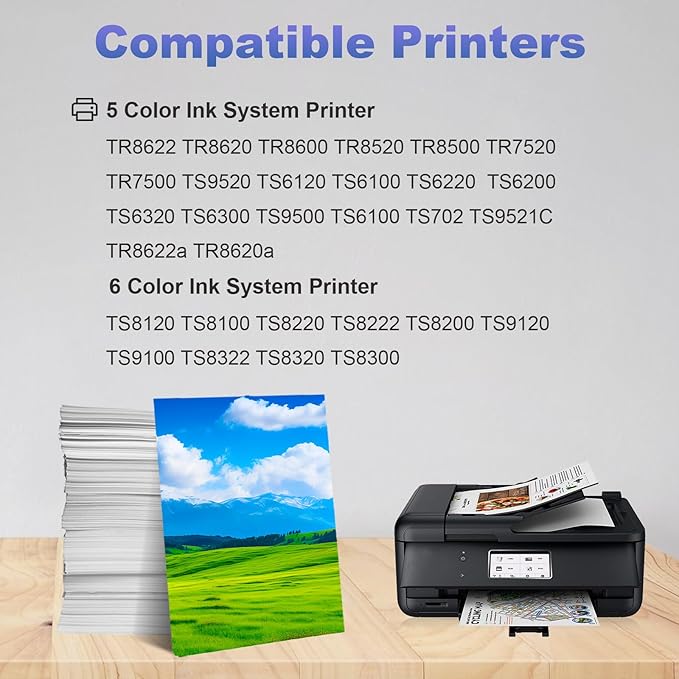 Pertmceo 280 PGBK TR8620a Ink Cartridge Replacement for Canon PGI-280XXL 280 PGBK Black Ink Cartridges Compatible with Pixma TR8620a TR7520 TR8600 TR8622a TR8622 TS6320 TR8620 TS6220 TS8220 Printer