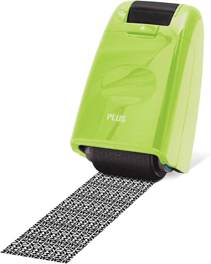 Guard Your ID Identity Protection Stamp Roller, Green