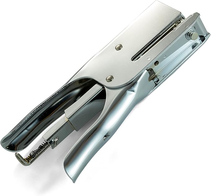 Officemate Classic Plier Stapler Bundle with 10,000 Staples, Metal, Silver (97768)