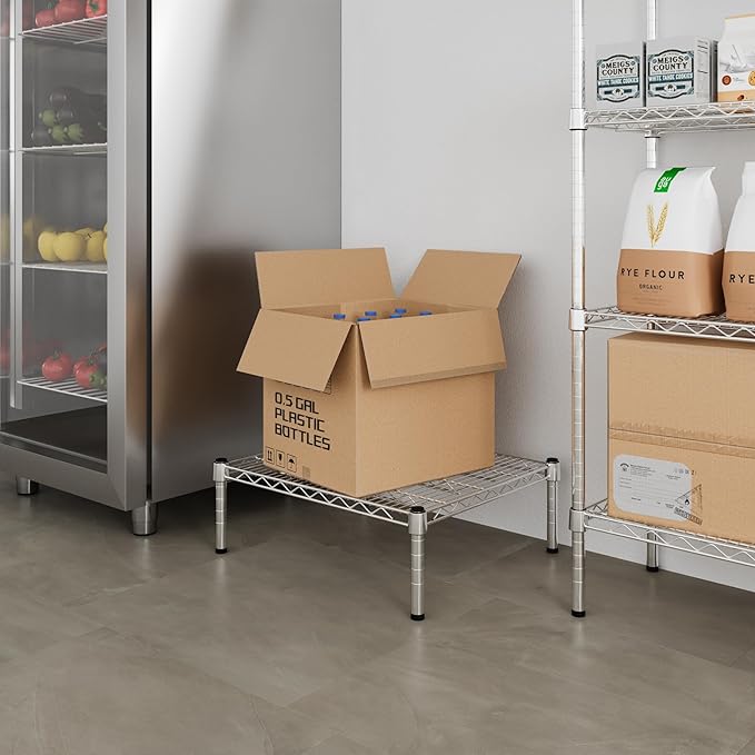 Regal Altair 21" Deep x 24" Wide x 8" Height Wire Shelving Kit | 1-Tier | NSF Commercial Storage Rack Unit