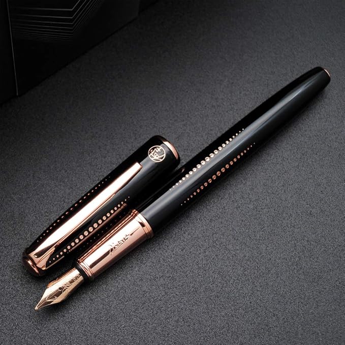 Picasso 916 Malage Fountain Pen Original Box New Version (Starlit Night Black, Medium Nib 0.7mm)