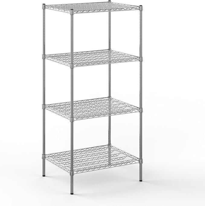 Regal Altair 24" Deep x 30" Wide x 64" Height Wire Shelving Kit | 4-Tier | NSF Commercial Storage Rack Unit