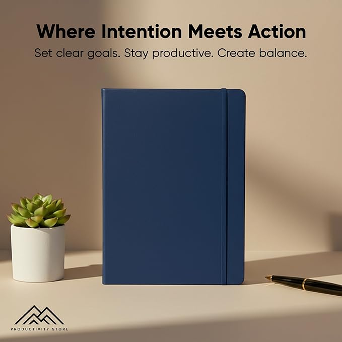 Undated, 2026 Planner, 8.5" x 11" - The #1 Productivity Planner to Achieve Your 2026 Goals - Planner 2026-2027 by PRODUCTIVITY STORE (A4, NAVY)