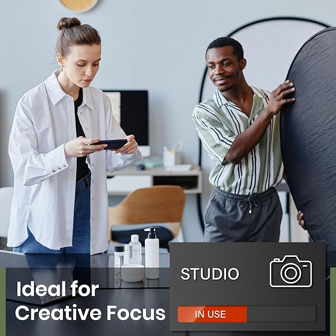 Studio Room Door Sign, Do Not Disturb Signs, In Use Available Office Slider Signs, Recording in Progress Business Sign, Privacy Indicator Tells Whether Studio Vacant or Occupied