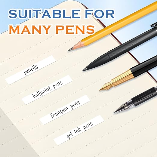 EQUNROY 10 Pcs Correction Tape for Instant Error Fixing, Easy-to-Use Pen-Style Applicator, 1/5 Inch x 236 Inches, Aesthetic Office & School Supplies