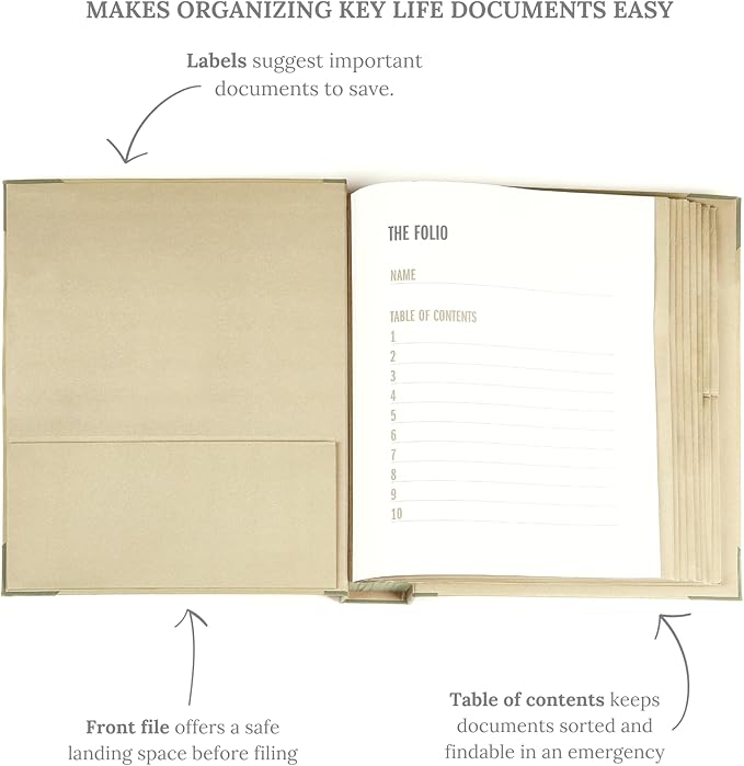 Savor | 2025 Edition in Case Go Missing™ Binder | Viral TikTok Folio for True-Crime Fans to Record Personal Info, Estate Planning & Emergency Preparation