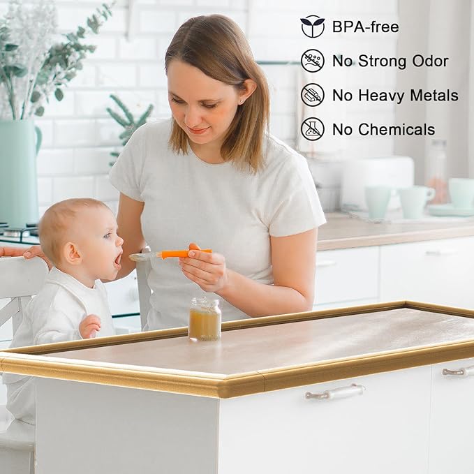 Baby Proof Corners and Edges 18.2ft (Large 15ft Edge+8 Corner Guard), Fireplace Baby Proofing Bumper Guard, Heavy-Duty Soft NBR Foam Edge Corner Protector Sets for Furniture Table, Childsafe/Pre-Taped