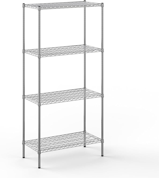Regal Altair 18" Deep x 36" Wide x 74" Height Wire Shelving Kit | 4-Tier | NSF Commercial Storage Rack Unit