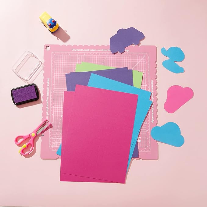 LIVHOLIC 200 Colored Cardstock Paper,Colorful Card Stock 250 GSM Heavy Weight for DIY Art, Scrapbook, Paper Crafting (200)