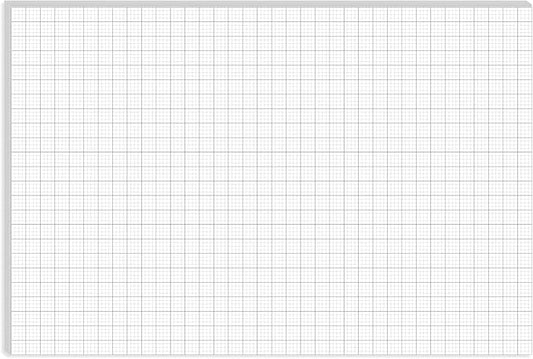 Graph Paper Pad - 36" x 24" Large Graph Paper, 30 Sheets/60 Pages, 4"x4" Ruled Grid Paper for Engineer Architect Designer Mathematician Draftsmen Sketch House Commercial Building Plan Drafting