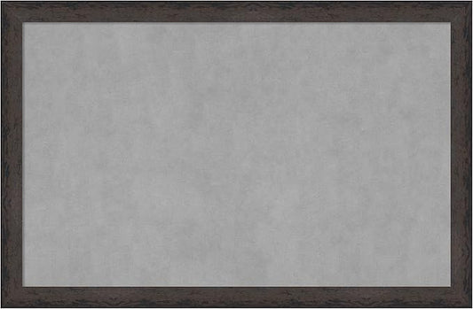 Amanti Art Black Framed Magnetic Board 23x35 Large Vision Board for use with Magnets, 100% Metal Sheet to Display Items as Office Decor or for Home Organization in mudroom, Kitchen or Kids Room
