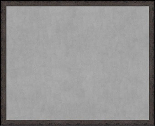Amanti Art Black Framed Magnetic Board 35x43 X-Large Vision Board for use with Magnets, 100% Metal Sheet to Display Items as Office Decor or for Home Organization in mudroom, Kitchen or Kids Room