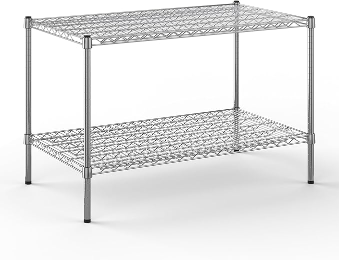 Regal Altair 24" Deep x 42" Wide x 27" Height Wire Shelving Kit | 2-Tier | NSF Commercial Storage Rack Unit