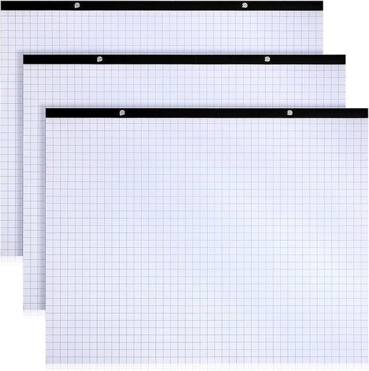 Fainne 3 Pcs Large Engineering Graph Paper Pad Giant Drafting Pad Blueprint Sketching Graph Paper Engineer Architect Designer Mathematician Draftsman (Blue, 22x17inches)