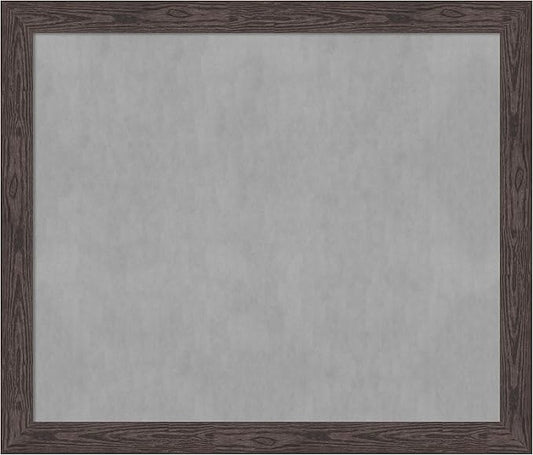 Amanti Art Black Framed Magnetic Board 46x54 Oversize Vision Board for use with Magnets, 100% Metal Sheet to Display Items as Office Decor or for Home Organization in mudroom, Kitchen or Kids Room