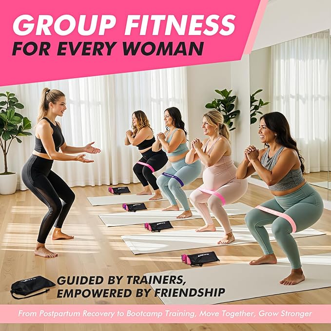 GHCTFE 20PCS Resistance Bands Bulk Set for Trainers, Small Groups & Fitness Classes, Mini Bands for Glutes, Legs, and Core Workouts, Loop Exercise Bands with Storage Bag, Gift for Workout Buddies