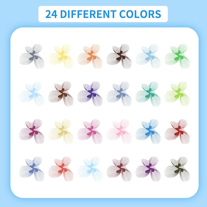 huesamhi 24 Fineliner Pens Set 0.4mm Ultra Fine Tip Drawing Markers for Adult Coloring Books, Bullet Journaling Art No Bleed Professional Color Pens with Vibrant Inks Artist