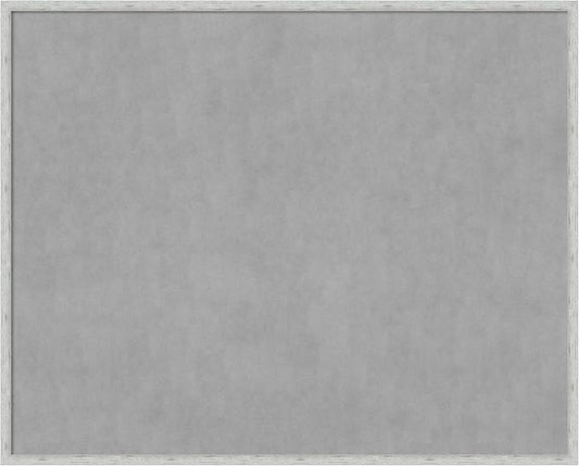 Amanti Art Silver Framed Magnetic Board 33x41 X-Large Vision Board for use with Magnets, 100% Metal Sheet to Display Items as Office Decor or for Home Organization in mudroom, Kitchen or Kids Room
