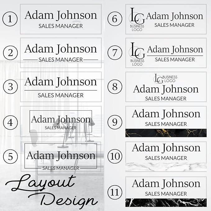 Custom Name Plates for Doors Personalized Wall Name Signs Office Workspace Decor New Job CEO Gift