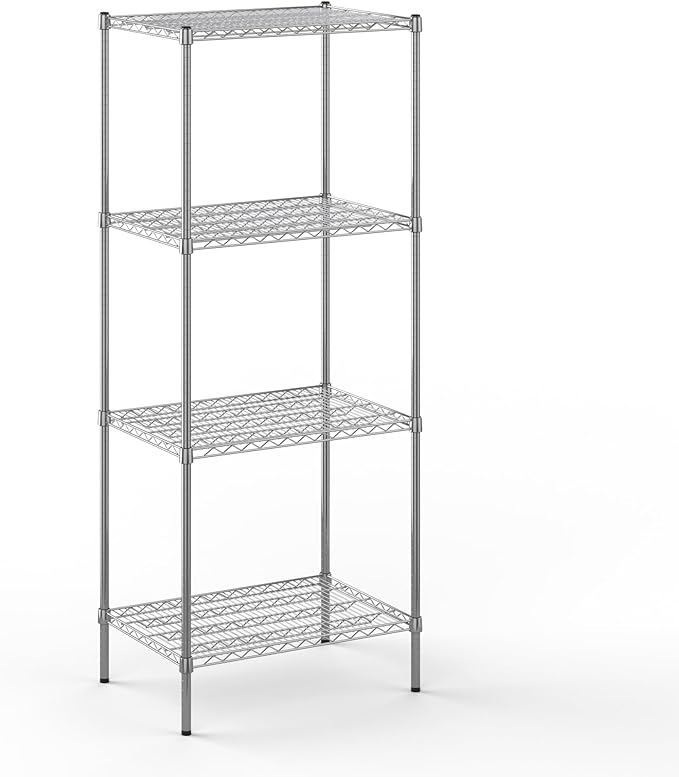 Regal Altair 21" Deep x 30" Wide x 74" Height Wire Shelving Kit | 4-Tier | NSF Commercial Storage Rack Unit