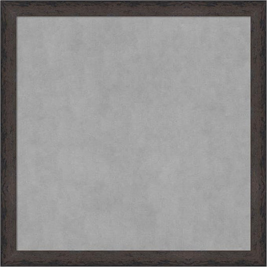Amanti Art Black Framed Magnetic Board 27x27 Medium Vision Board for use with Magnets, 100% Metal Sheet to Display Items as Office Decor or for Home Organization in mudroom, Kitchen or Kids Room
